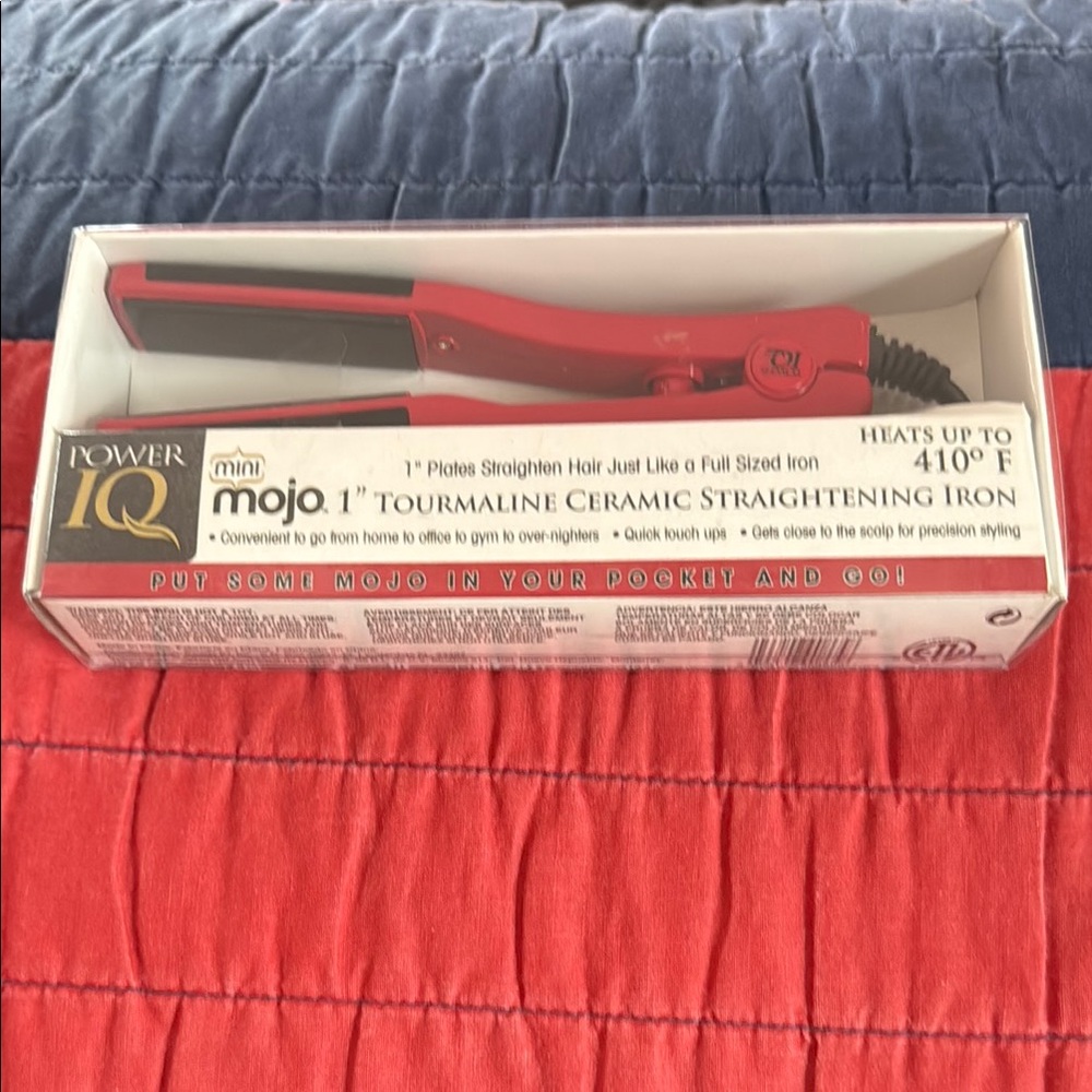 Red Tourmaline Ceramic Straightening Iron